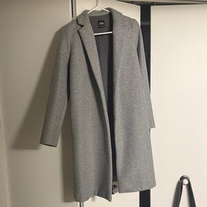 Zara Women's Classic Gray Trench Coat